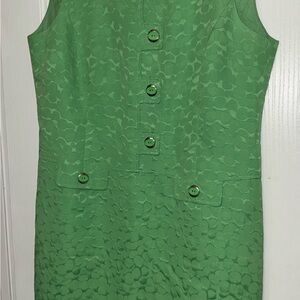 Tahari Arthur S Levine Green Dress